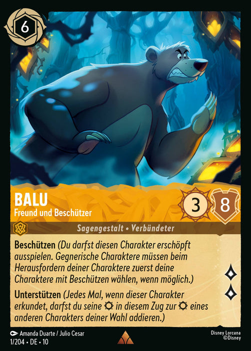 Balu - Freund und Beschützer 10WHI-001 Rare Deutsch