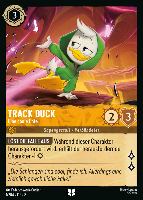 Track Duck - Eine coole Ente (V.1) 8JAF-001 Uncommon Deutsch
