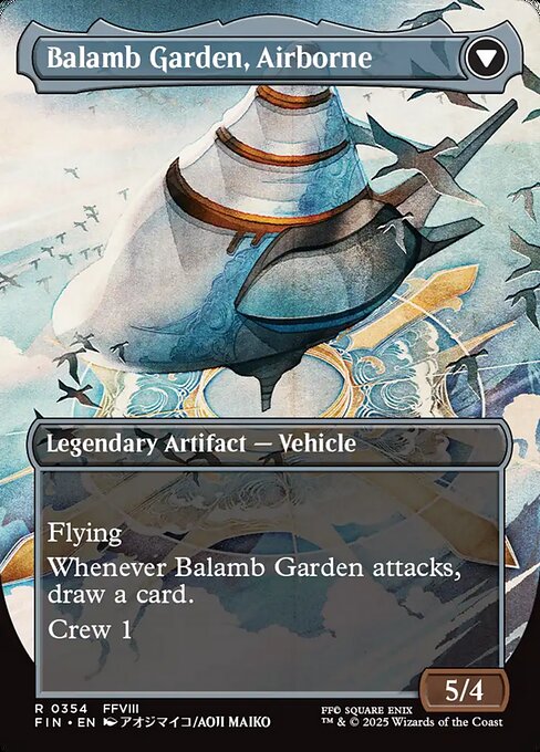 Balamb Garden, SeeD Academy // Balamb Garden, Airborne - Back Face