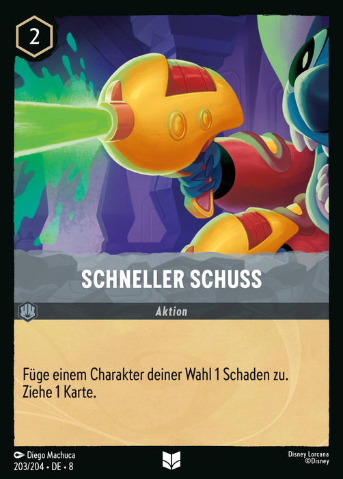Schneller Schuss 8JAF-203 Uncommon Deutsch