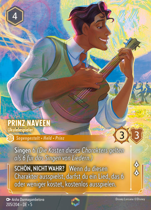 Prinz Naveen - Ukulelespieler (V.2) 5SSK-205 Enchanted Deutsch