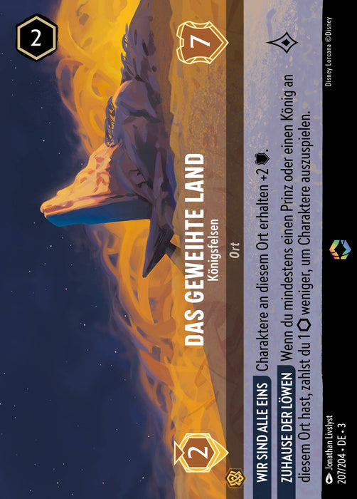 Das Geweihte Land - Königsfelsen (V.2) 3INK-207 Enchanted Deutsch