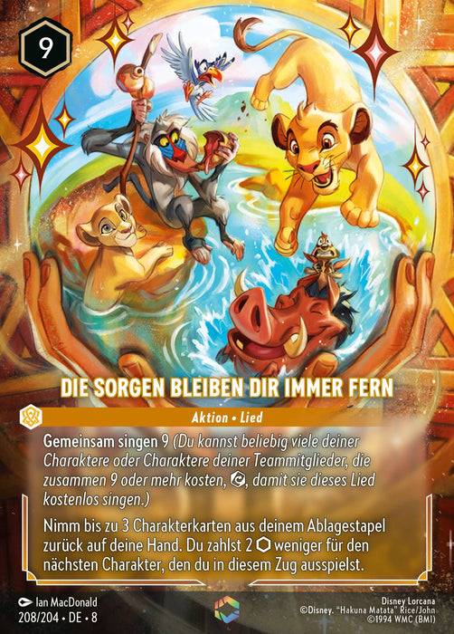 Die Sorgen bleiben dir immer fern (V.2) 8JAF-208 Enchanted Deutsch