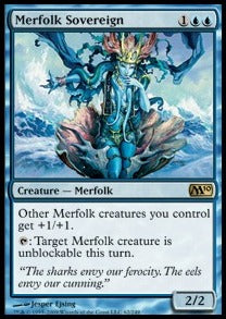 Merfolk Sovereign M10-62 Rare Englisch