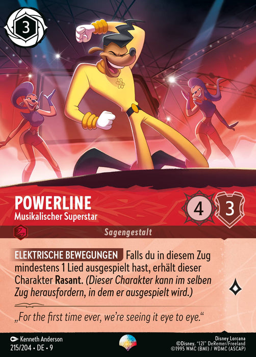 Powerline - Musikalischer Superstar (V.2) 9FAB-215 Epic Deutsch