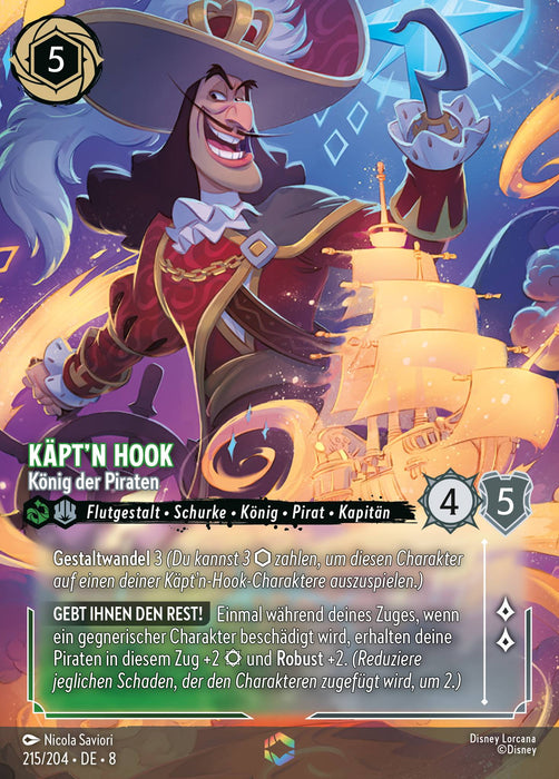 Käpt'n Hook - König der Piraten (V.2) 8JAF-215 Enchanted Deutsch