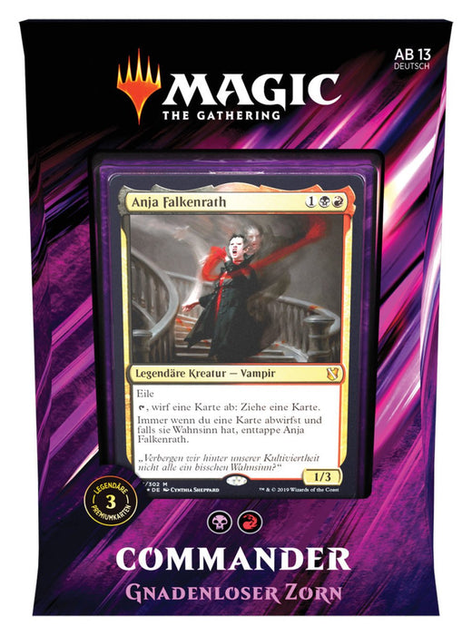 Magic: The Gathering Commander 2019 Gnadenloser Zorn Deutsch