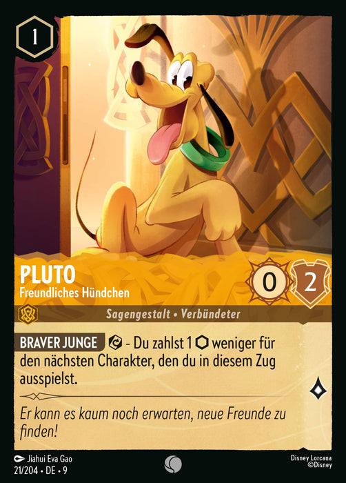 Pluto - Freundliches Hündchen 9FAB-021 Common Deutsch