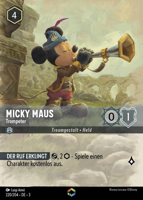 Micky Maus - Trompeter (V.2) 3INK-220 Enchanted Deutsch