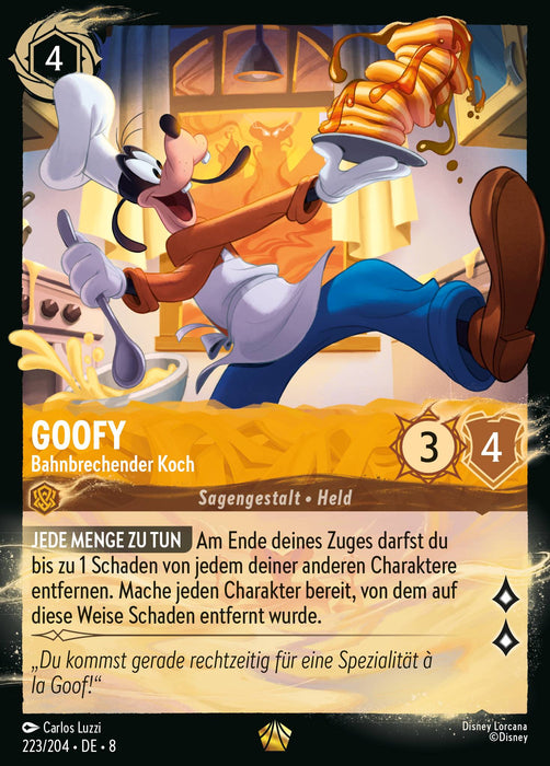 Goofy - Bahnbrechender Koch (V.1) 8JAF-004 Legendary Deutsch