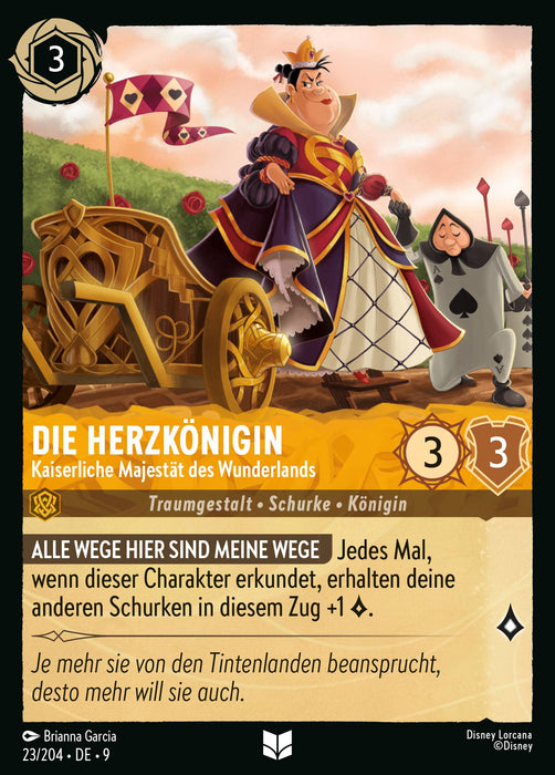Die Herzkönigin - Kaiserliche Majestät des Wunderlands 9FAB-023 Uncommon Deutsch