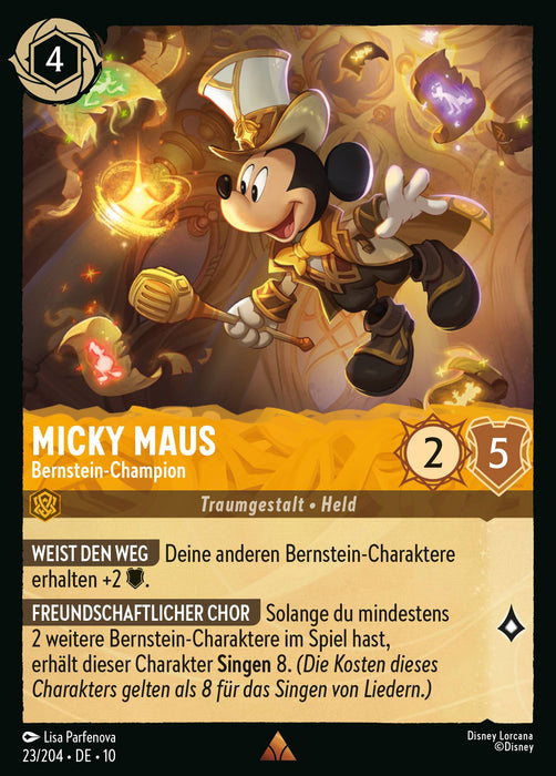 Micky Maus - Bernstein-Champion 10WHI-023 Rare Deutsch