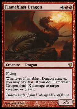 Flameblast Dragon ARC- Rare Englisch