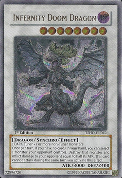 Infernity Doom Dragon (V.2) TSHD-EN042 Ultimate Rare Englisch