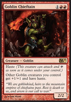 Goblin Chieftain M11-141 Rare Japanisch