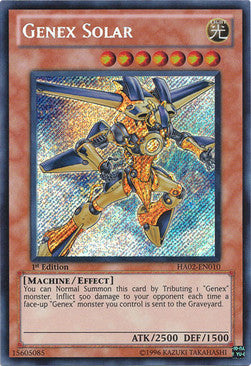 Genex Solar HA02-EN010 Secret Rare Englisch