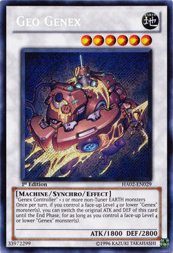 Geo Genex HA02-EN029 Secret Rare Englisch