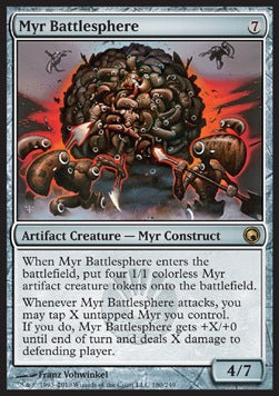 Myr Battlesphere SOM-180 Rare Englisch