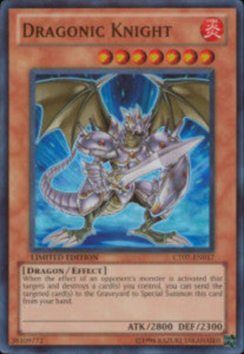 Dragonic Knight CT07-EN017 Super Rare Englisch