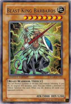 Beast King Barbaros JUMP-EN032 Ultra Rare Englisch
