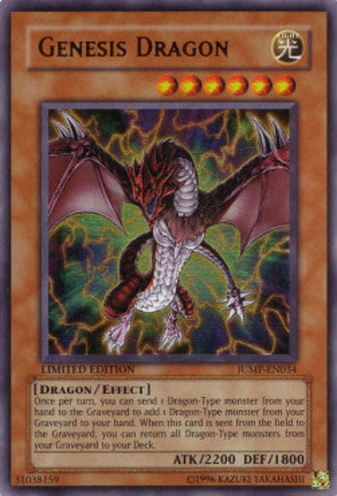 Genesis Dragon JUMP-EN034 Ultra Rare Englisch