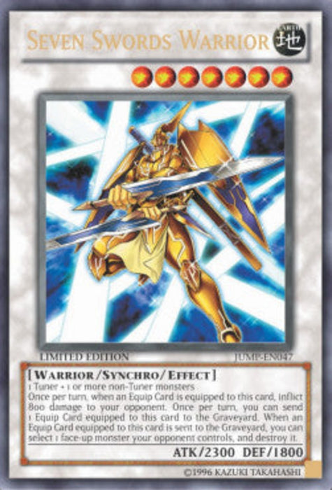 Seven Swords Warrior JUMP-EN047 Ultra Rare Englisch