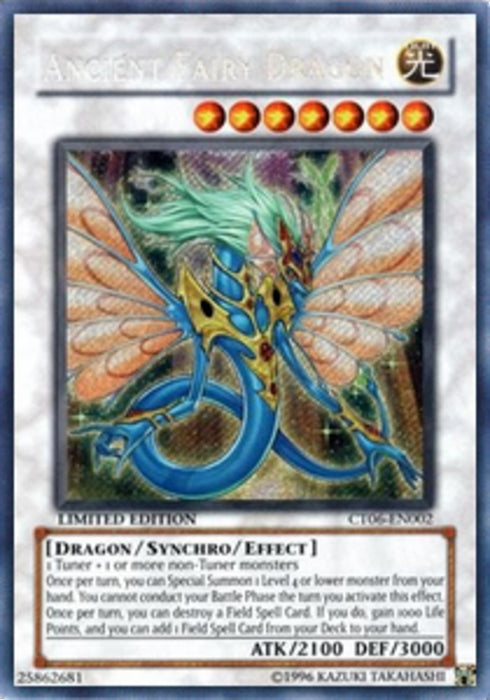Ancient Fairy Dragon CT06-EN002 Secret Rare Englisch