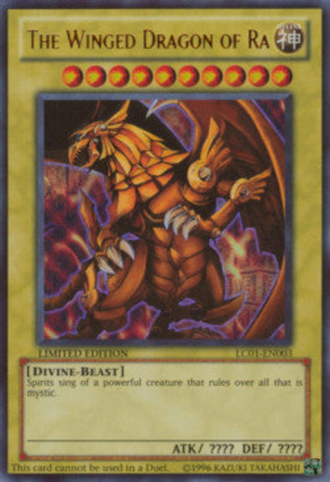 The Winged Dragon of Ra LC01-EN003 Ultra Rare Englisch
