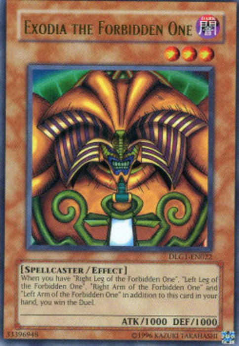 Exodia the Forbidden One DLG1-EN022 Ultra Rare Englisch