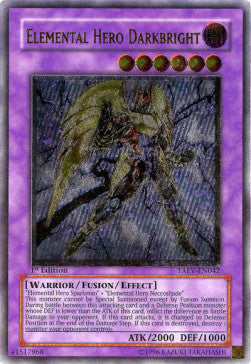 Elemental HERO Darkbright (V.2) TAEV-EN042 Ultimate Rare Englisch