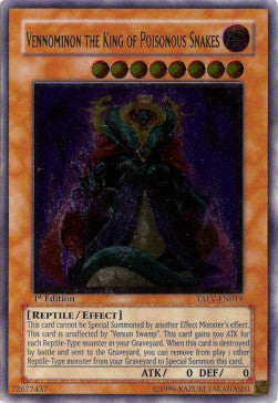 Vennominon the King of Poisonous Snakes (V.2) TAEV-EN014 Ultimate Rare Englisch