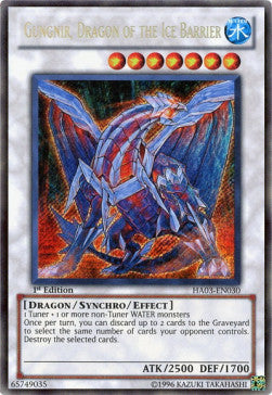 Gungnir, Dragon of the Ice Barrier HA03-EN030 Secret Rare Englisch