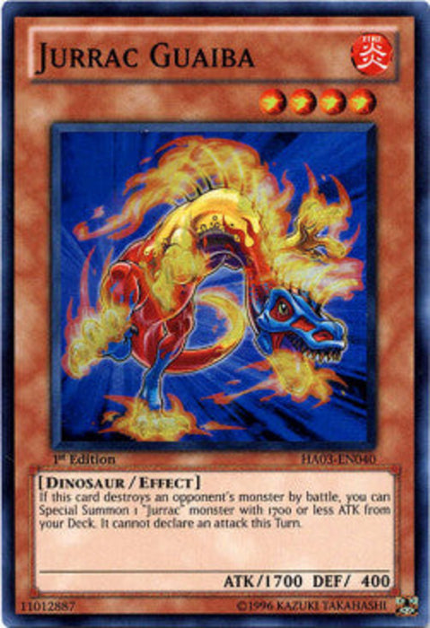 Jurrac Guaiba (V.) HA03-EN040 Super Rare Englisch