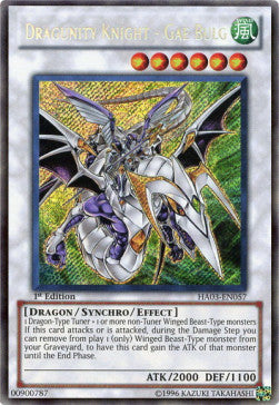 Dragunity Knight - Gae Bulg HA03-EN057 Secret Rare Englisch