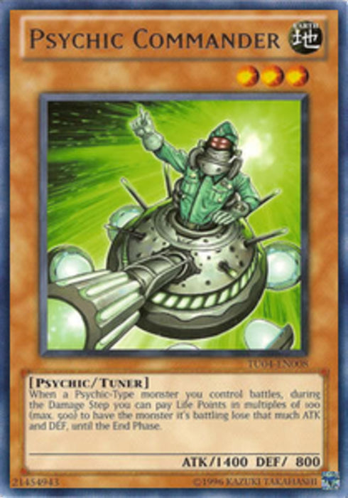 Psychic Commander TU04-EN008 Rare Englisch