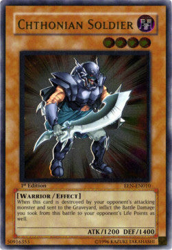 Chthonian Soldier (V.2) EEN-EN010 Ultimate Rare Englisch