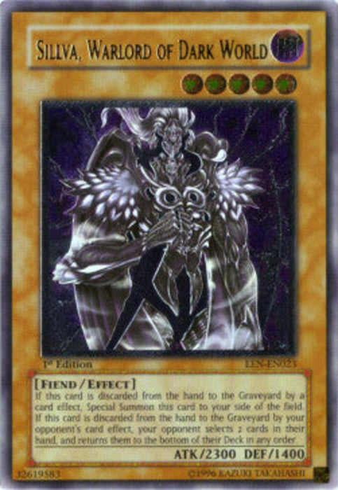Sillva, Warlord of Dark World (V.2) EEN-IT023 Ultimate Rare Italienisch