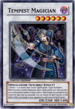 Tempest Magician SOVR-ENSE1 Super Rare Englisch