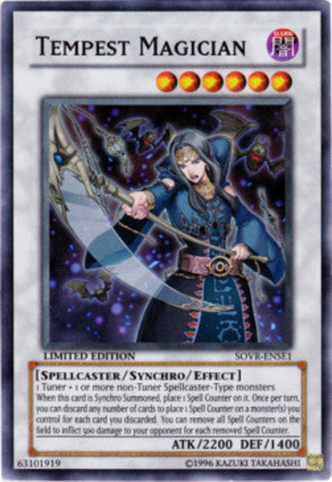 Tempest Magician SOVR-ENSE1 Super Rare Englisch
