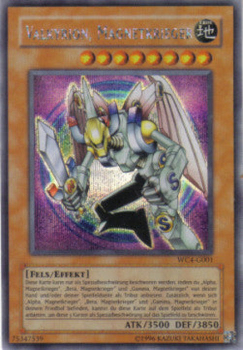 Valkyrion the Magna Warrior WC4-ENE01 Secret Rare Englisch