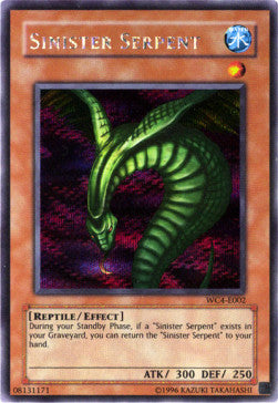 Sinister Serpent WC4-FRE02 Secret Rare Französisch