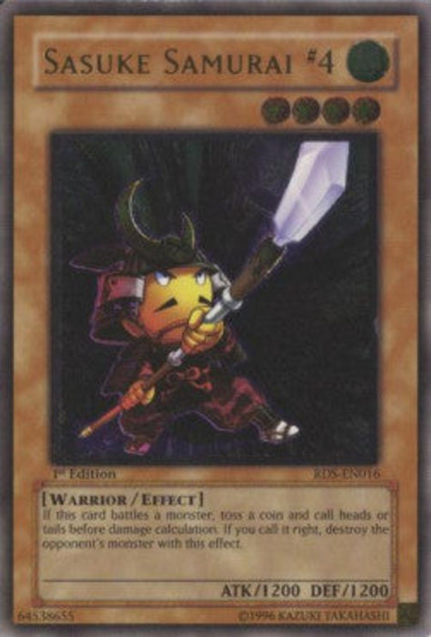 Sasuke Samurai #4 (V.2) RDS-EN016 Ultimate Rare Englisch