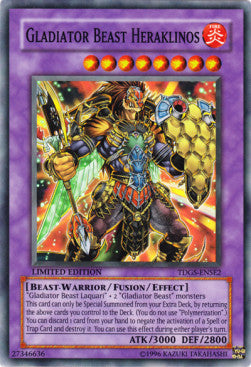 Gladiator Beast Heraklinos TDGS-ENSE2 Super Rare Englisch
