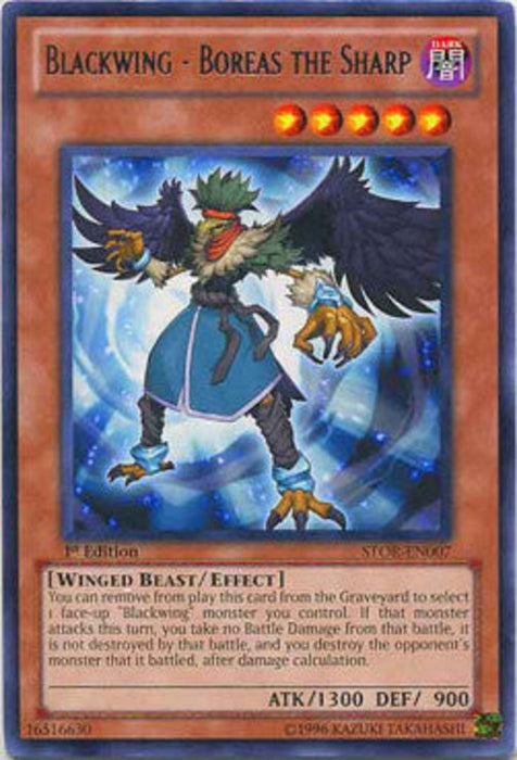 Blackwing - Boreas the Sharp STOR-EN007 Rare Englisch