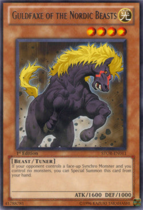 Guldfaxe of the Nordic Beasts STOR-EN011 Rare Englisch