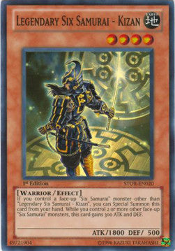 Legendary Six Samurai - Kizan STOR-EN020 Super Rare Englisch