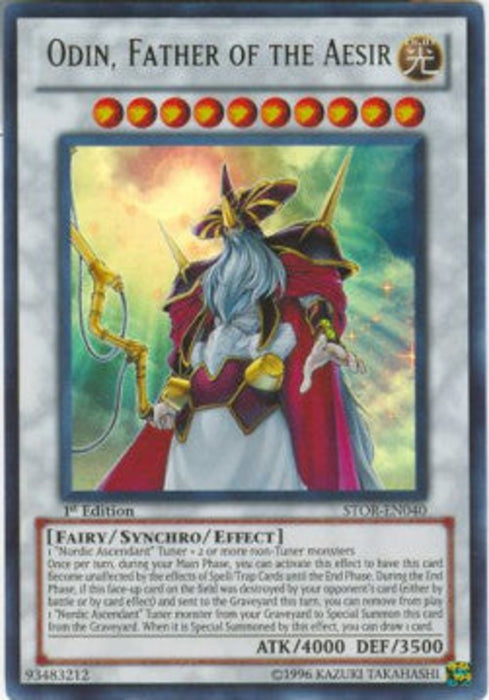 Odin, Father of the Aesir (V.1) STOR-EN040 Ultra Rare Englisch