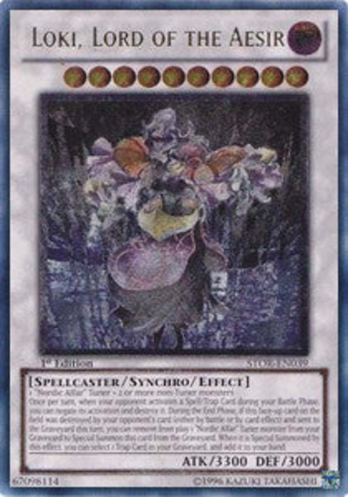 Loki, Lord of the Aesir (V.2) STOR-EN039 Ultimate Rare Amerikanisch