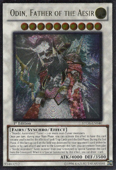 Odin, Father of the Aesir (V.2) STOR-EN040 Ultimate Rare Englisch