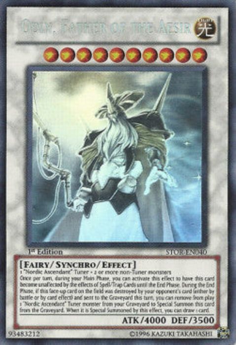 Odin, Father of the Aesir (V.3) STOR-EN040 Ghost Rare Englisch